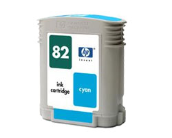HP 82 C4911A CYAN Inkjet Cartridge for HP 500 800 series
